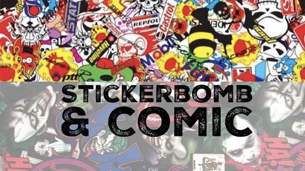 ARTwork Stickerbomb - Comic